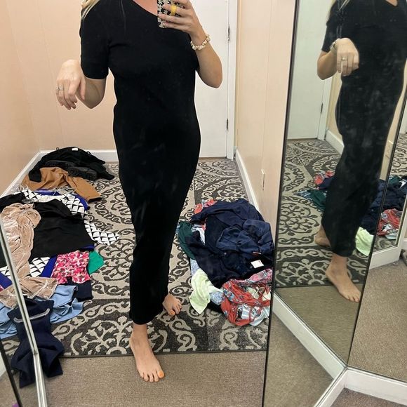 Ralph Lauren Maxi Dress Black Small - Picture 3 of 3